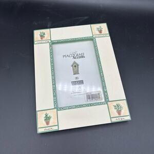 Vintage Picture Frame 4x6 Naturewood Pattern by Pfaltzgraff NOS